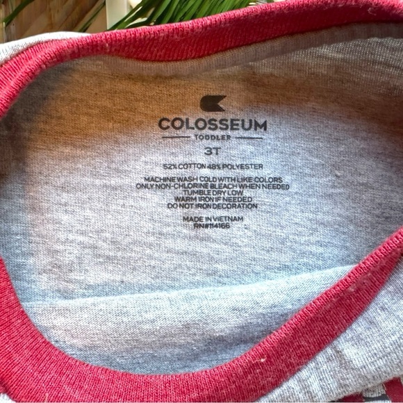 COLOSSEUM Alabama Crimson Tide Toddler Raglan Shirt - Size 3T - Picture 3 of 5